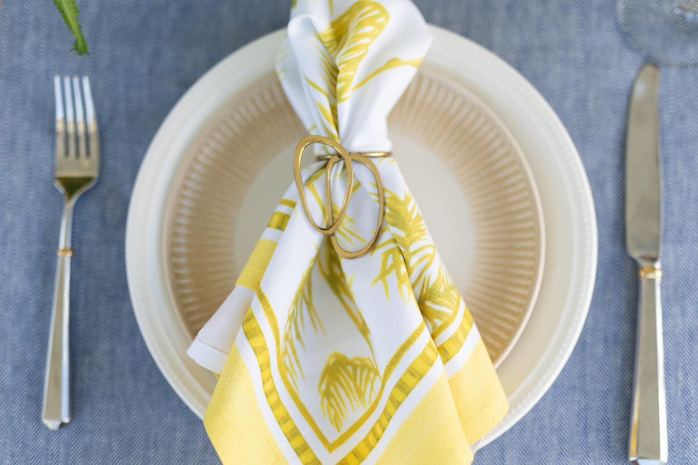 Palm Dinner Napkins | Set of 4